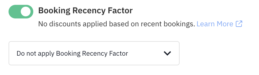 recency factor pricing customization discount heirarchy pricelabs